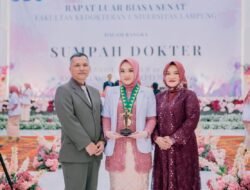 Resmi Diambil Sumpahnya, dr. Reghina Pratiwi Siap Mengabdi ke Masyarakat