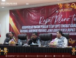 Tuntas Laksanakan Pleno, KPU Kabupaten Bogor Tetapkan DPK, Segini Jumlahnya