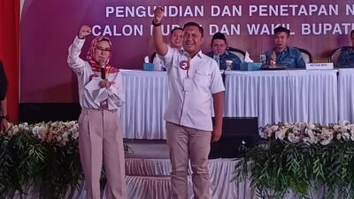 Ciptakan Pilkada Aman, Calon Bupati Pesawaran Nanda-Antonius Gelar Kampanye Damai 