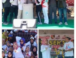 Bacabup Pesawaran Nanda Indira Dendi Apresiasi Giat Jalan Sehat dan Senam CAKEP Yang Digagas JMP