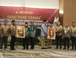 KPUD Kabupaten Bogor Umumkan Paslon Bupati dan Wakil Bupati Bogor 2024