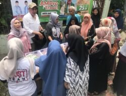 Hari Terakhir Kampanye Relawan TRUST Bersama Paguyuban Warga Gadog Gelar Bazar Pangan Murah