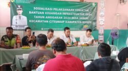 Sosialisasikan Bankeu Infrastruktur Desa, Kades Sanja: Sepenuhnya Untuk Pembangunan Drainase